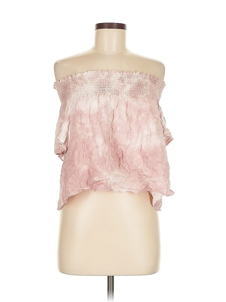 Pre-owned Olivaceous Sleeveless Blouse In Pink