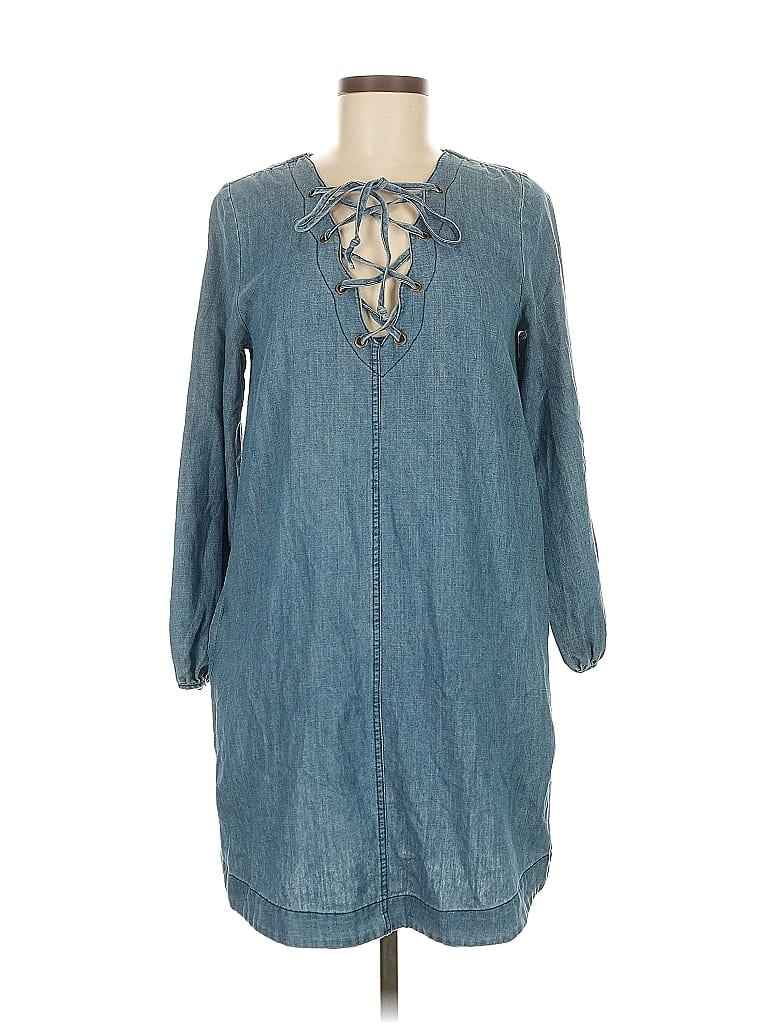 Click to view more detailed imagery on our partner's website Pre-owned Blu Pepper Casual Dress In Blue