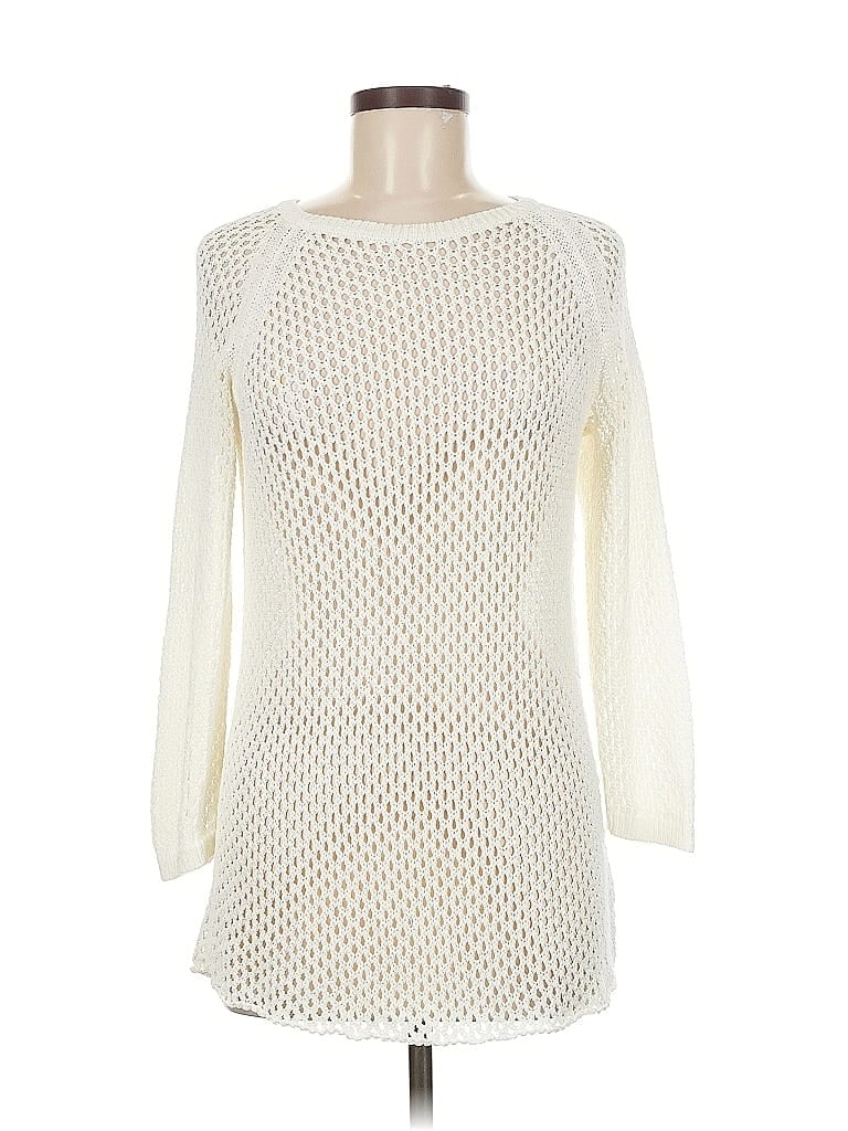 Pre-owned Wilfred Free Pullover Sweater In White