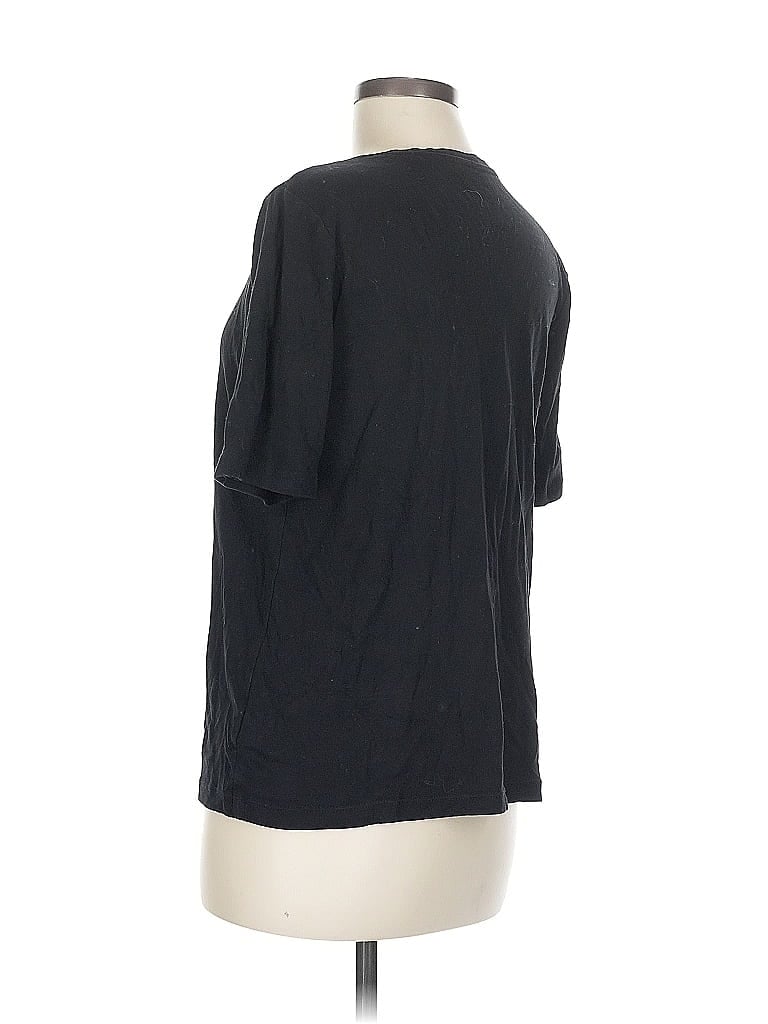 Pre-owned Chico's 3/4 Sleeve T-shirt In Black