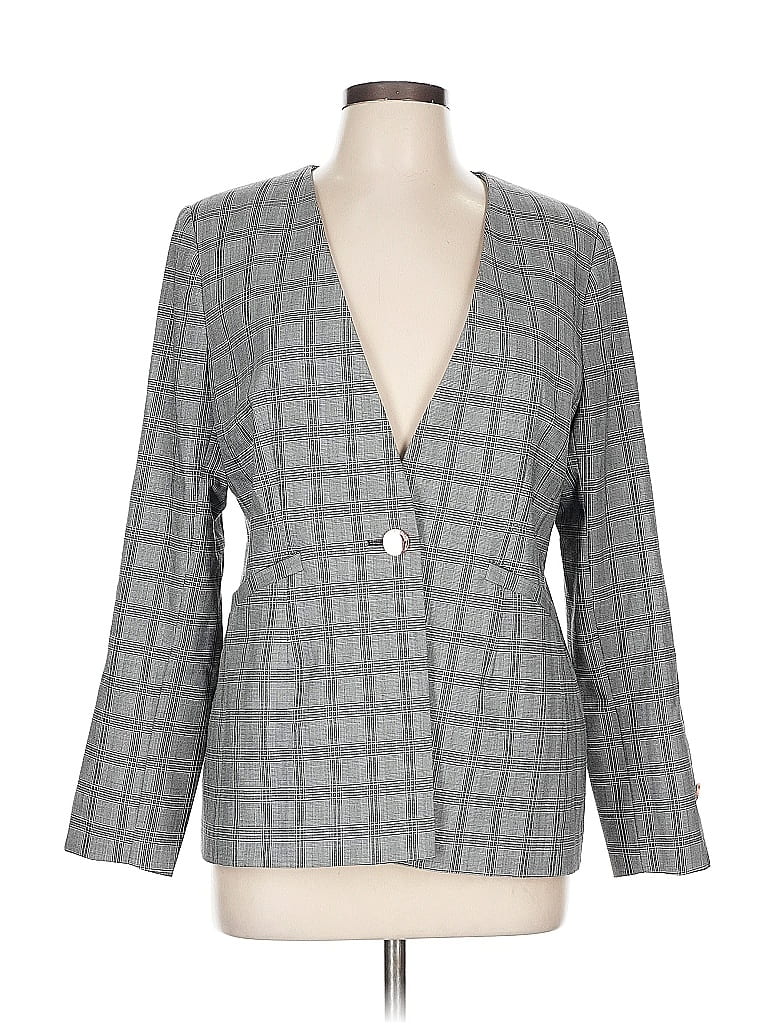 Pre-owned Ted Baker Blazer Jacket In Gray