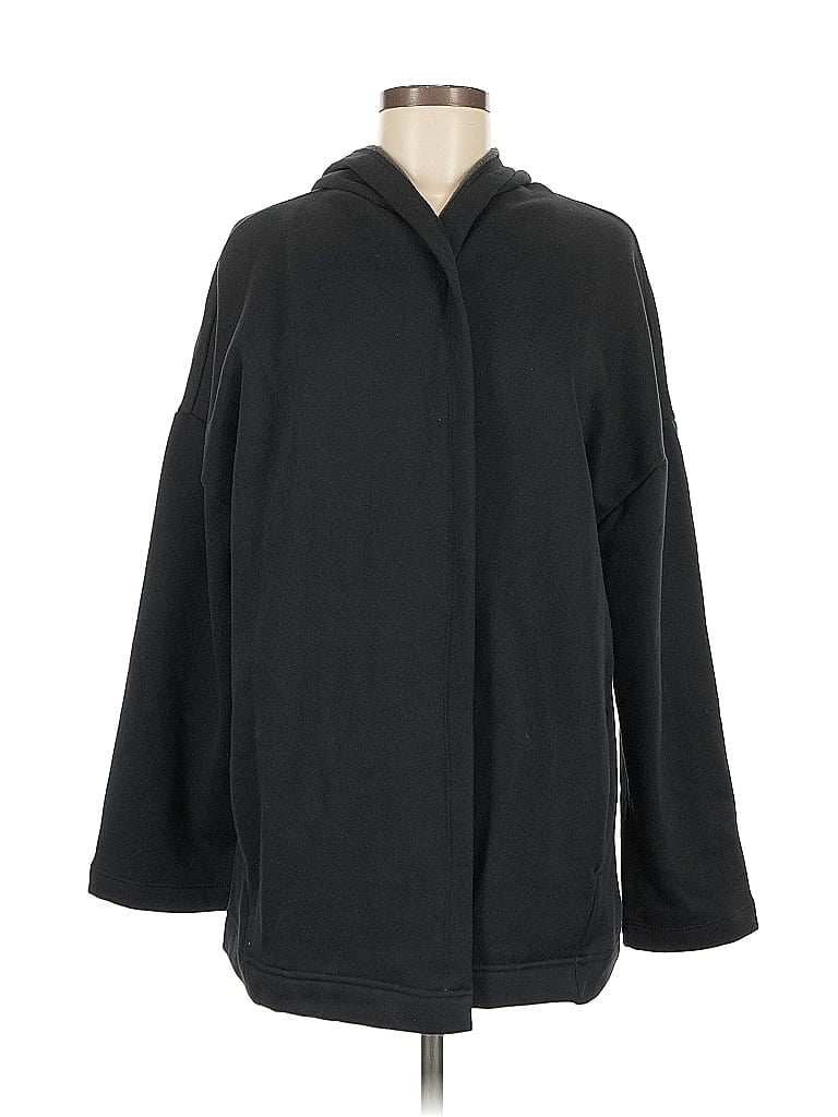 Pre-owned Fabletics Zip Up Hoodie In Black