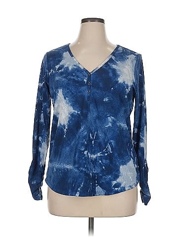 INC International Concepts Long Sleeve Henley (view 1)