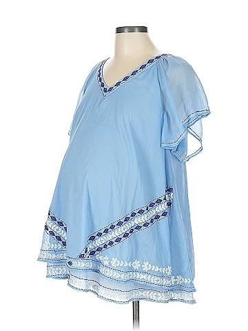 A Pea in the Pod Short Sleeve Blouse (view 1)