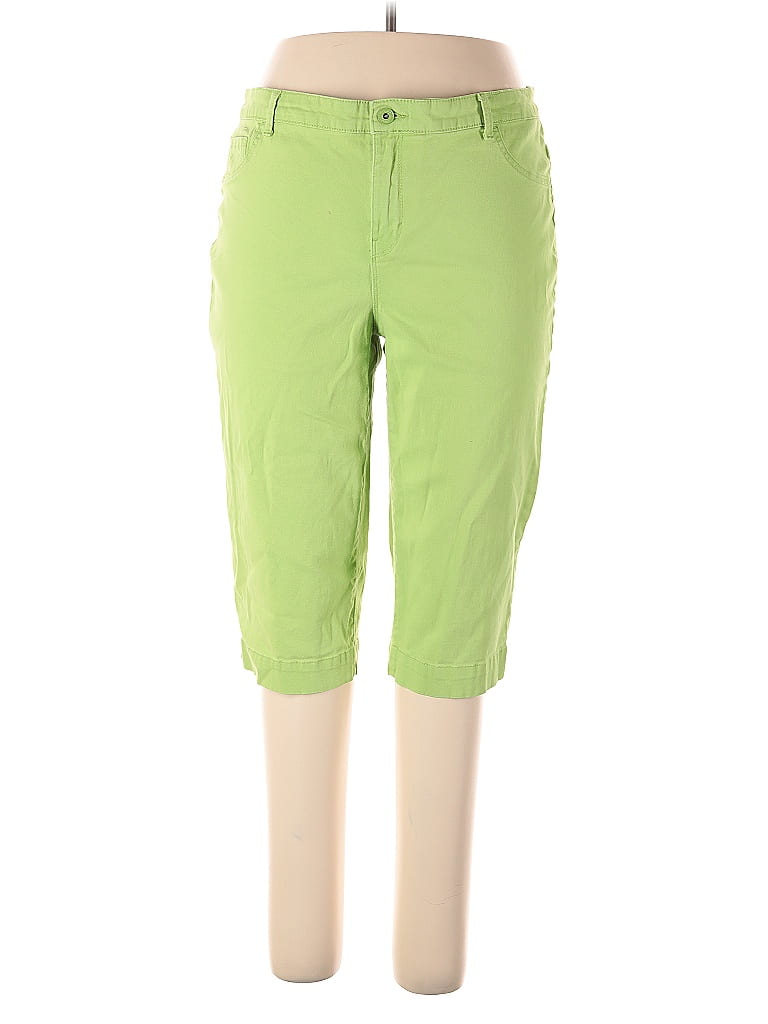 Pre-owned Gloria Vanderbilt Casual Pants In Green