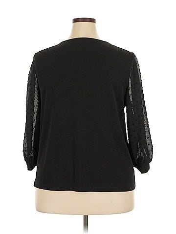 CeCe 3/4 Sleeve Top (view 2)