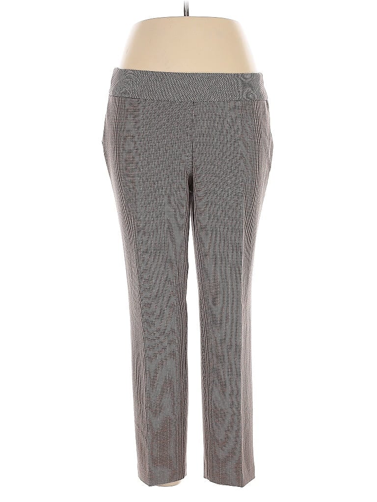 Pre-owned Roz & Ali Dress Pants In Gray