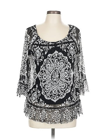 INC International Concepts 3/4 Sleeve Blouse (view 1)