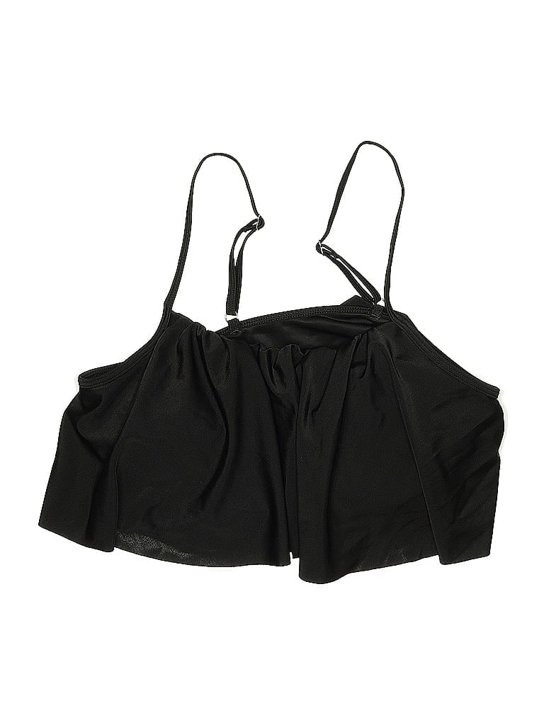 Pre-owned Unbranded Swimsuit Top Black Swimwear