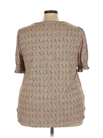 Adrianna Papell Short Sleeve Blouse (view 2)