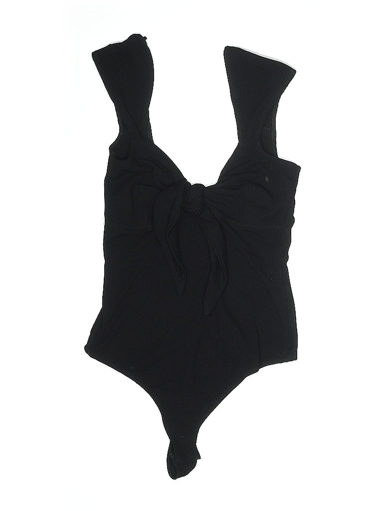 LULUS Pre-owned Bodysuit In Black