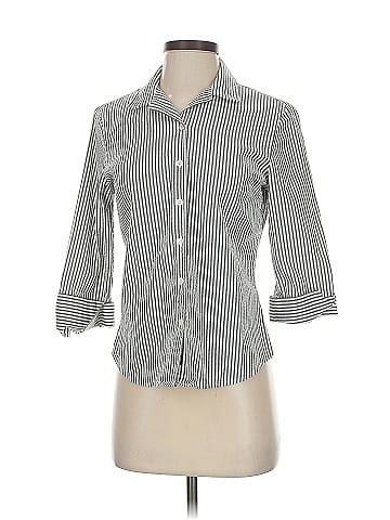 Faconnable 3/4 Sleeve Button-Down Shirt (view 1)