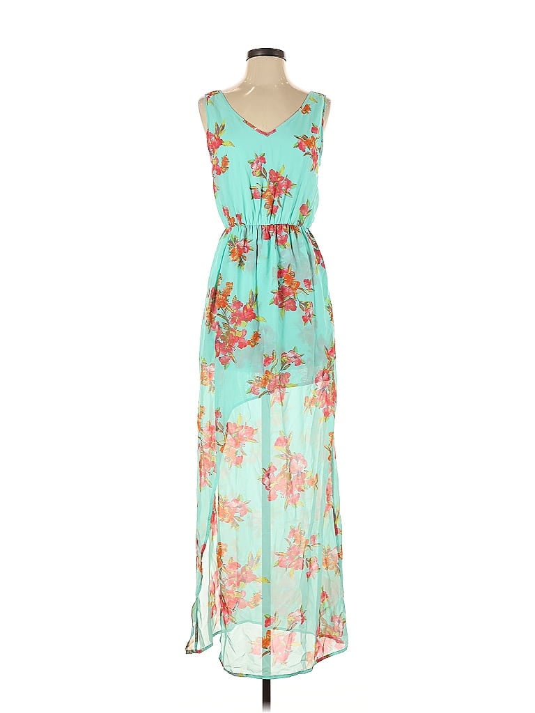 Pre-owned Pink Owl Casual Dress In Blue