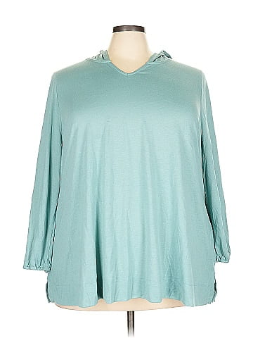 Lane Bryant Outlet 3/4 Sleeve T-Shirt (view 1)