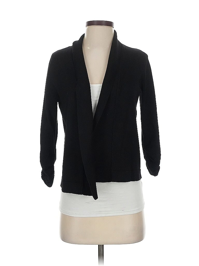 Pre-owned 89th & Madison Cardigan Sweater In Black