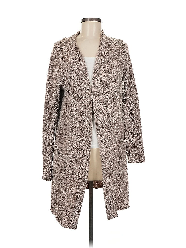 Pre-owned Assorted Brands Cardigan Sweater In Brown