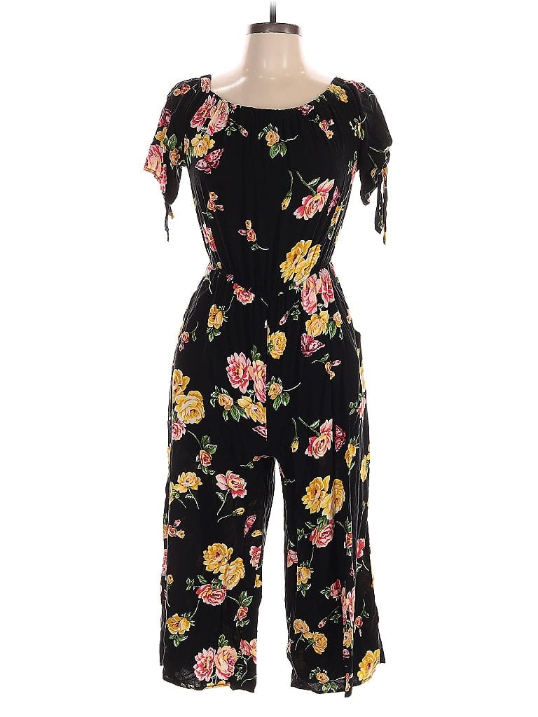 Pre-owned Love, Fire Jumpsuit In Black