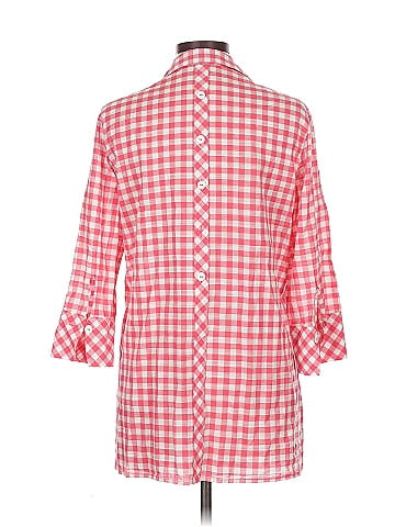 Foxcroft 3/4 Sleeve Button-Down Shirt (view 2)