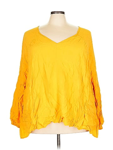 Lane Bryant Outlet 3/4 Sleeve Blouse (view 1)