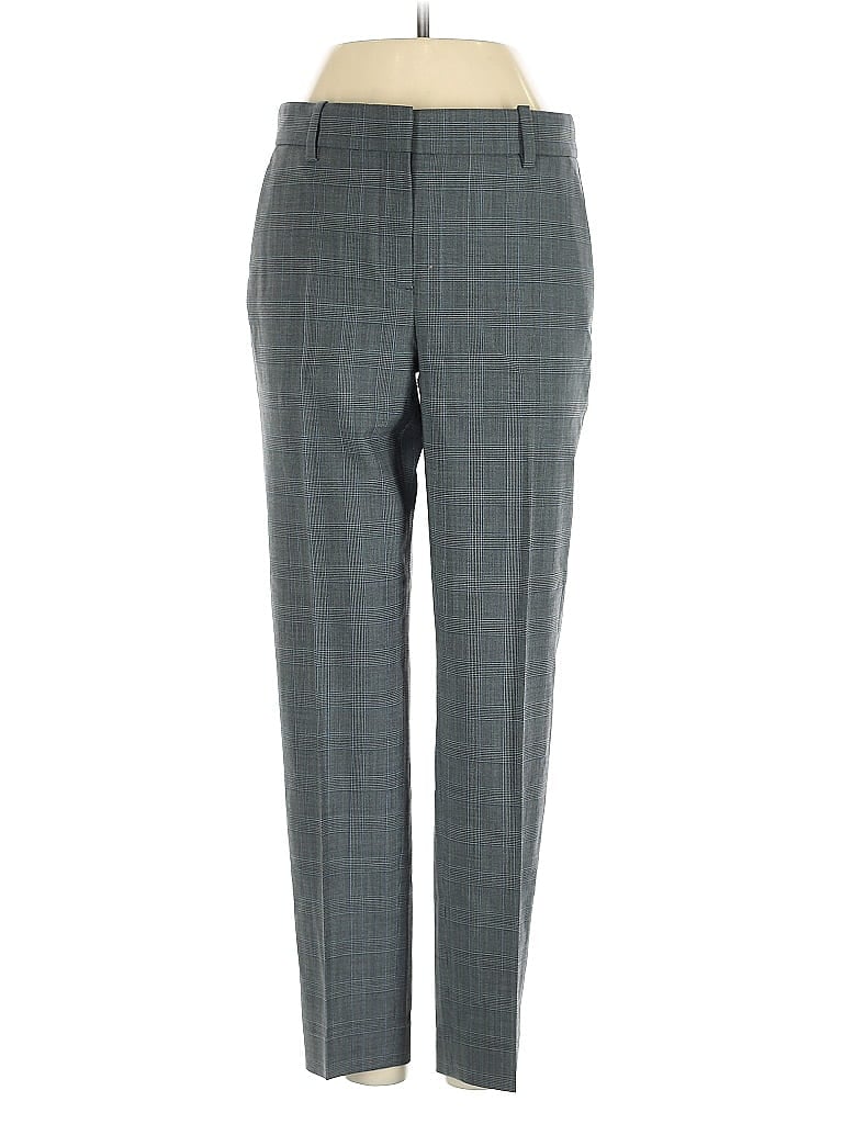 Pre-owned Theory Wool Pants In Gray