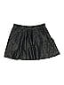 Xhilaration 100% Polyester Metallic Black Skirt Size 10 - 12 - photo 1