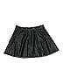 Xhilaration 100% Polyester Metallic Black Skirt Size 10 - 12 - photo 2