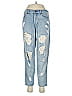 Melville 100% Cotton Hearts Blue Jeans Size 28 waist - photo 1