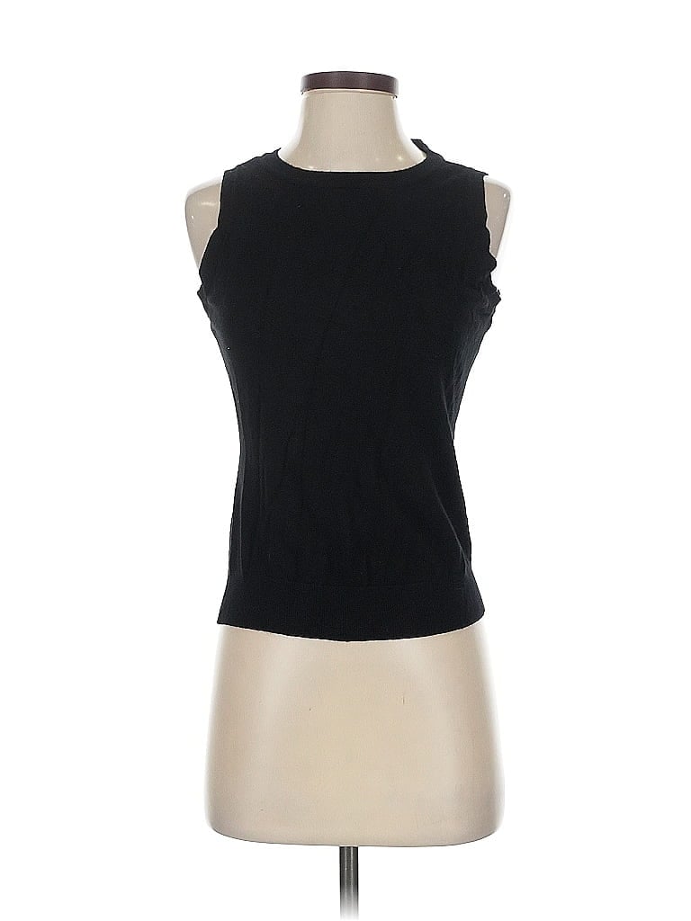 Pre-owned Roz & Ali Sweater Vest In Black