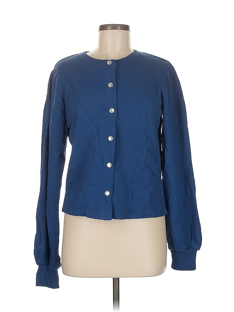 Click to view more detailed imagery on our partner's website Pre-owned Leon & Harper Cardigan Sweater In Blue