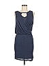 Ella Moss Solid Blue Cocktail Dress Size M - photo 1