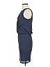 Ella Moss Solid Blue Cocktail Dress Size M - photo 5