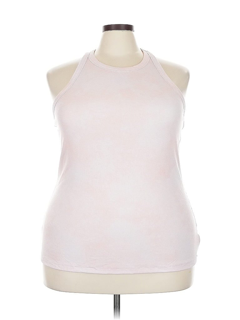 Pre-owned Active By Old Navy Tank Top Pink Halter Neckline Tops