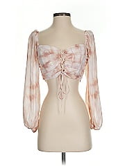 Cotton Candy La 3/4 Sleeve Blouse