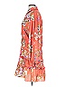 Alexis 100% Polyester Floral Orange Casual Dress Size L - photo 4