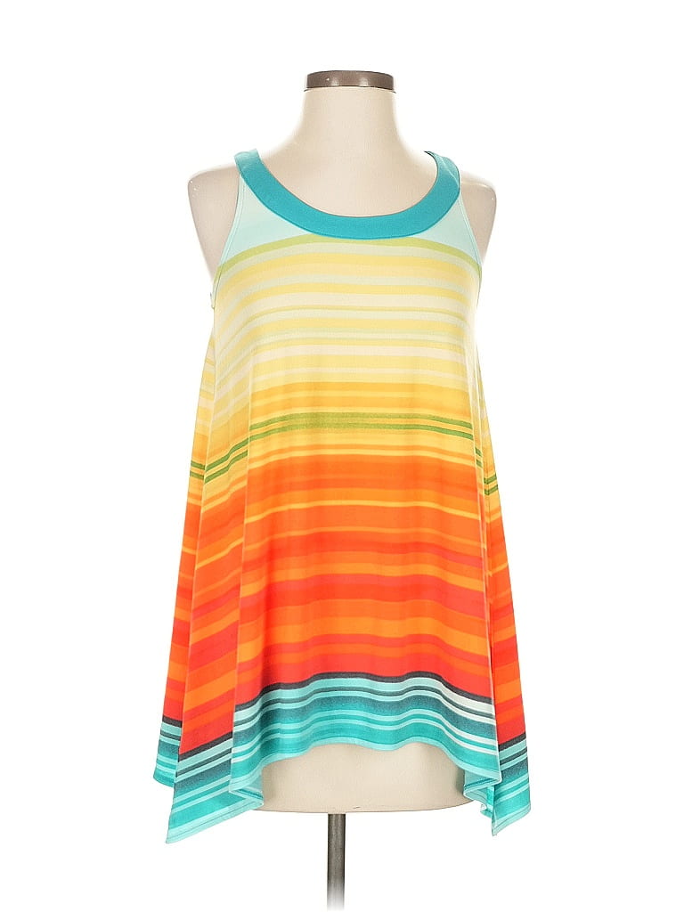 Pre-owned Worthington Tank Top Orange Halter Neckline Tops