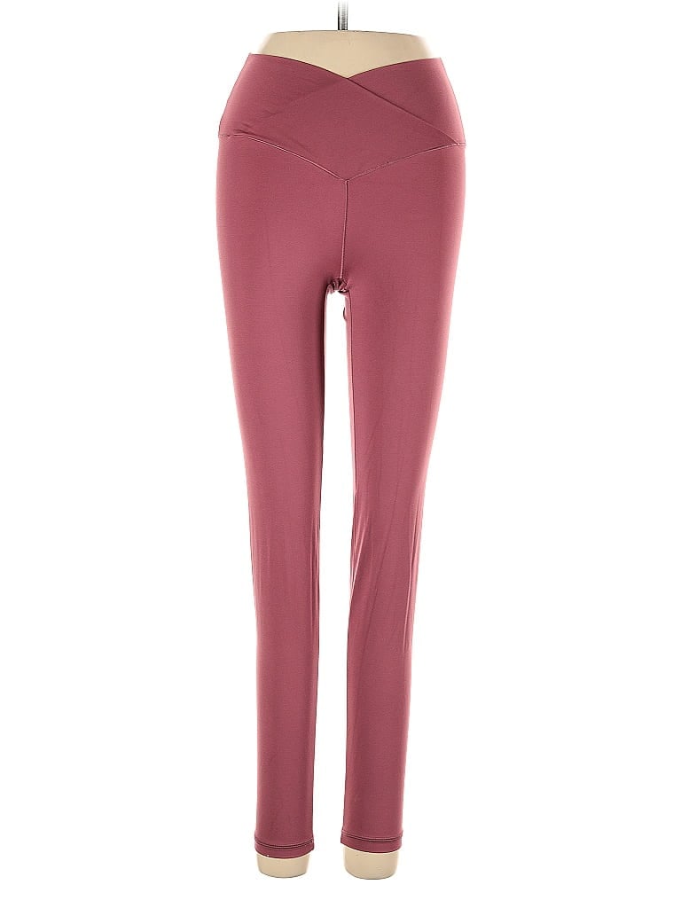 Pre-owned Offline By Aerie Active Pants In Burgundy