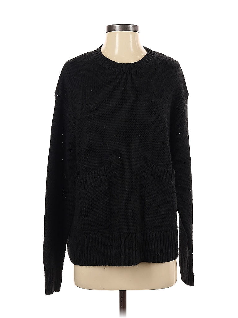 Pre-owned Zara Pullover Sweater In Black
