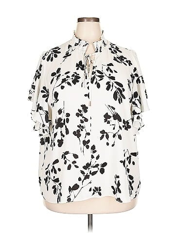 T Tahari Short Sleeve Blouse (view 1)