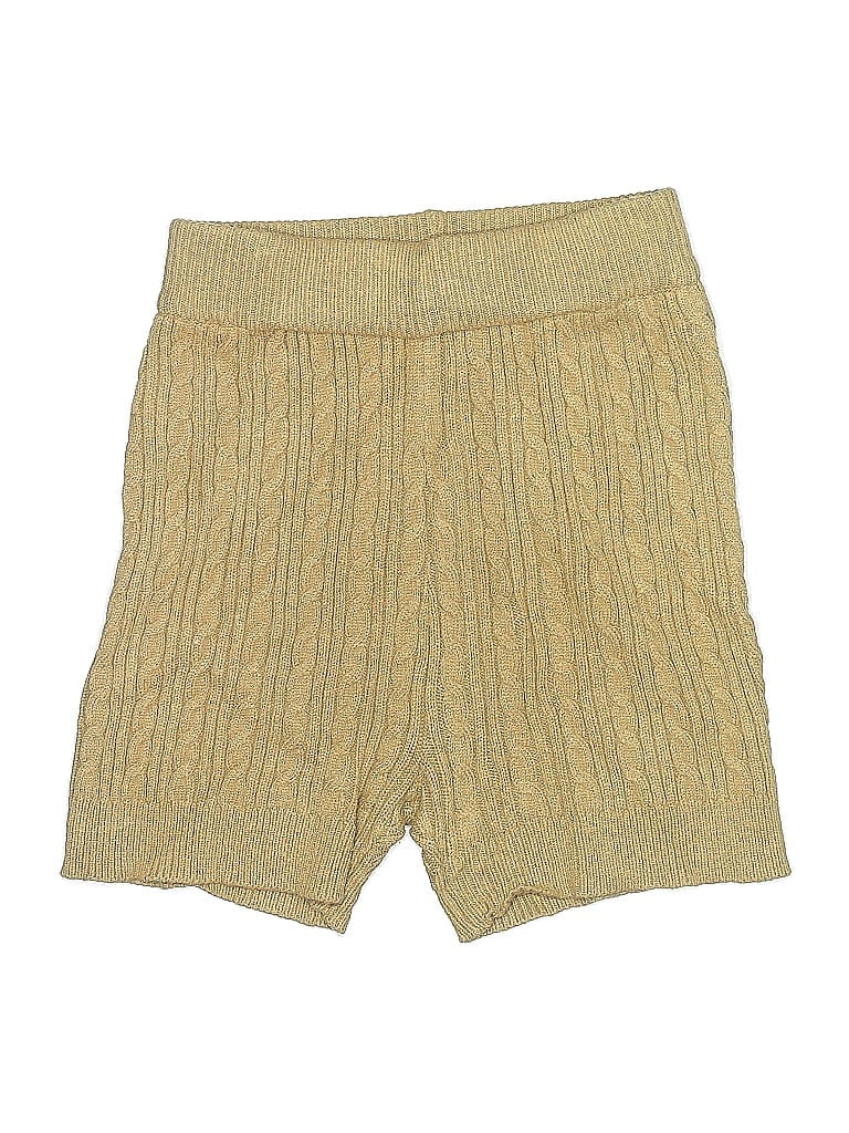 Pre-owned Lovers & Friends Khaki Shorts In Gold