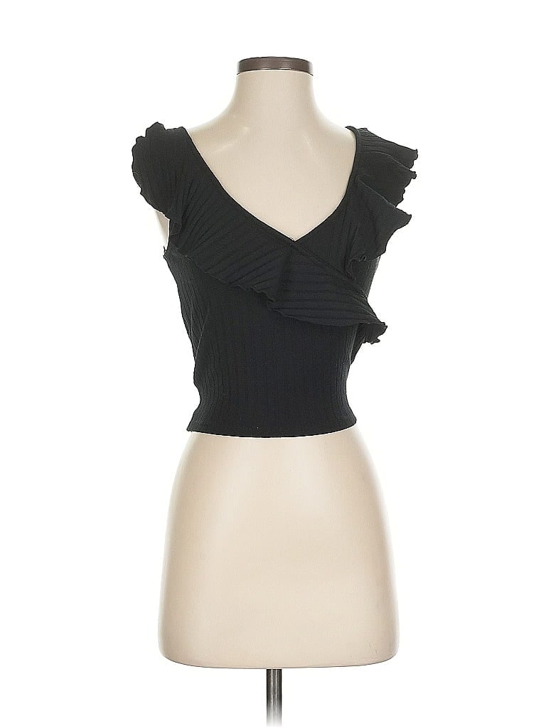 Pre-owned Bp. Sleeveless Top Black Sweetheart Neckline Tops