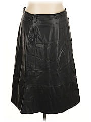 Tanya Taylor Faux Leather Skirt
