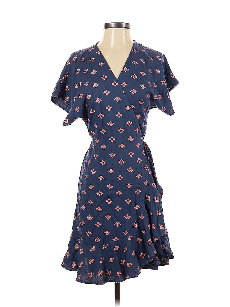 Pre-owned Paris Sunday Casual Dress In Blue