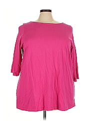 Woman Within 3/4 Sleeve T Shirt
