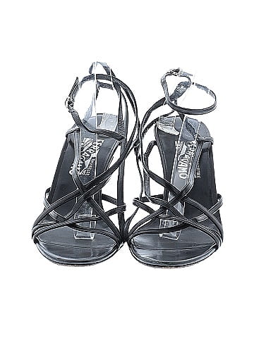 Salvatore Ferragamo Leather Strappy Sandals (view 2)