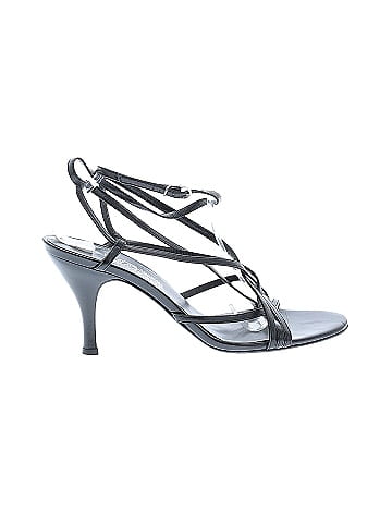 Salvatore Ferragamo Leather Strappy Sandals (view 1)