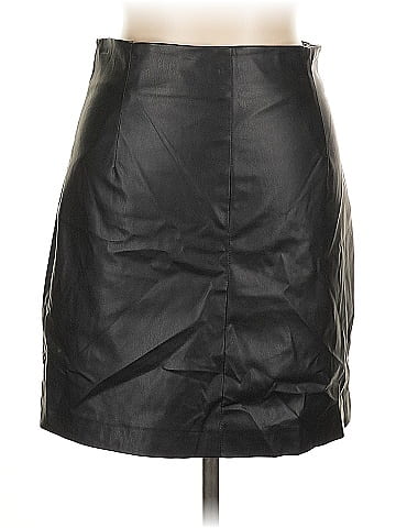 H&M Faux Leather Skirt (view 1)