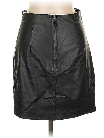 H&M Faux Leather Skirt (view 2)