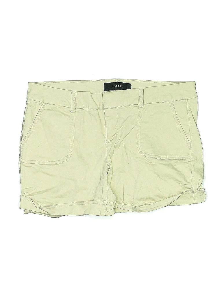 Pre-owned Torrid Khaki Shorts In Green