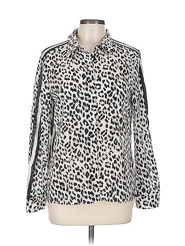 Alice + Olivia Long Sleeve Silk Top (view 1)