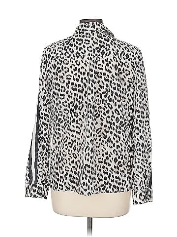 Alice + Olivia Long Sleeve Silk Top (view 2)